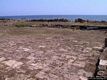 Scavi di Nora-Foro romano con la pavimentazione lastricata
