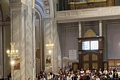 Quartu Sant’Elena-chiesa parrocchiale di Sant’Elena Imperatrice: interno verso il portale di ingresso