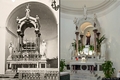 Quartu Sant’Elena-Altare con ciborio prima nella chiesa di Santa Rosalia a Cagliari e oggi nella chiesa di sant’Antonio a Quartu Sant’Elena