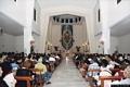 Quartu Sant’Elena-chiesa parrocchiale del Sacro Cuore di Gesù: interno verso il persbiterio