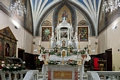 Quartucciu-chiesa parrocchiale di San Giorgio Martire: il presbiterio