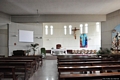 Quartu Sant’Elena-chiesa parrocchiale di Santa Maria degli Angeli: interno verso il presbiterio