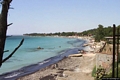 Quartu Sant’Elena-Veduta della spiaggia di Capitana dalla strada verso Is Mortorius