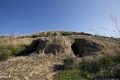 Samatzai-Necropoli di Sa Rocca Pertunta: veduta delle prime due tombe