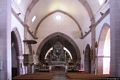 Samugheo: chiesa parrocchiale di San Sebastiano Martire: interno verso il presbiterio