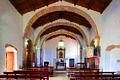 Samugheo: chiesa campestre di San Basilio Magno: interno verso il presbiterio