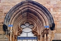 San Gavino Monreale-chiesa di San Gavino Martire: dove si trovano i due altorievi sul retro