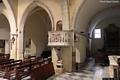 San Gavino Monreale-chiesa parrocchiale di Santa Chiara Vergine: veduta del pulpito