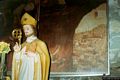 Sanluri: chiesa di San Martino-dipinto che descrive la peste posizionato dietro il simulacro del Santo