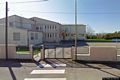 San Nicolò d’Arcidano: impianti sportivi della Scuola Media: ingresso del complesso scolastico