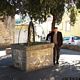 San Nicolò Gerrei: la fontana al centro della piazza regina Elena