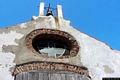 Carloforte-chiesa del Sacro Cuore alla Tonnara: particolare della facciata Carloforte-chiesa del Sacro Cuore alla Tonnara: particolare della facciata