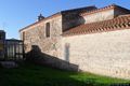 Santa Giusta: chiesa di Santa Severa: veduta della fiancata laterale