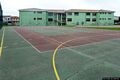 Santa Giusta-Scuole Medie di Santa Giusta: il campo da basket e pallavolo