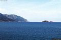 Baunei-La costa da Santa Maria Navarrese verso nord con la Pedra longa sullo sfondo