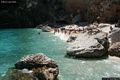 Cala Goloritzè:  Tramonto sulla spiaggia di Cala Goloritzè