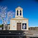 La cdi Sant’Anna: facciata con manifesto di Sant’Anna
