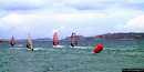 Santa Teresa: il porto liscia: surfisti sul mare di Porto liscia Santa Teresa: il porto liscia: surfisti sul mare di Porto liscia