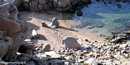 Santa Teresa: Capo Testa: la spiaggia di Cala Francesa Santa Teresa: Capo Testa: la spiaggia di Cala Francesa
