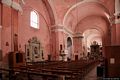 Santu Lussurgiu: chiesa di Santa Maria degli Angeli: veduta dell’interno verso l’altare maggiore