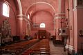 Santu Lussurgiu: chiesa di Santa Maria degli Angeli: veduta dell’interno verso il portale d’ingresso