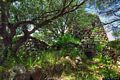 Santu Lussurgiu-resti del nuraghe complesso Pircu o Piricu: ingresso del mastio