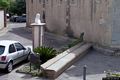 San Vero Milis: chiesa parrocchiale di Santa Sofia: a destra statua di fra Nicolò da San Vero Milis