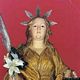 San Vero Milis: chiesa parrocchiale di Santa Sofia: statua di Santa Sofia
