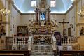 Sardara: chiesa parrocchiale della Beata Vergine Assunta: il pregevole altare marmoreo