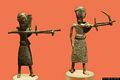 Sardara-<em>Museo Archeologico Villa Abbas</em>: bonzetto raffigurante un arciere con gonnellino