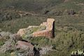 Sardara-resti del Castello di Monreale fotografato dall’alto da un drone
