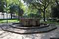 Sassari: i giardini pubblici: la fontana di San Francesco