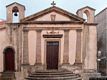 Scano di Montiferro: chiesa di San Nicola sede dell’Arciconfraternita della Santa Croce: facciata