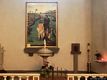 Sedilo: chiesa parrocchiale di San Giovanni Battista: il quadro che rappresenta il battesimo del Cristo
