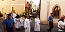 Sedilo: chiesa parrocchiale di San Giovanni Battista: festa di San Giovanni Battista: la processione