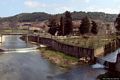 Segariu: dal ponte si vede il rio Pau immettersi nel torrente rio lanessi