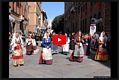 Selargius-Sfilata di un gruppo folk di Selargius