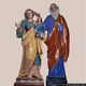 Selegas: chiesa parrocchiale dei Santi Anna e Gioacchino: simulacri dei due Santi