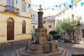 Seneghe-La fontana ottocentesca in piazza Deriu Seneghe-La fontana ottocentesca in piazza Deriu