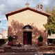 Senis: chiesa dei Santi Cosma e Damiano: facciata