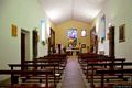 Senis: chiesa dei Santi Cosma e Damiano: interno verso il presbiterio