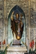 Sennori-Chiesa parrocchiale di San Basilio Magno: la statua di San Basilio sopra l’altare maggiore