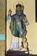 Sennori-Chiesa parrocchiale di San Basilio Magno: San Basilio in cartapesta che viene portato in processione