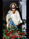 Senorbì: chiesa parrocchiale di Santa Barbara: statua del Sacro cuore di Gesù