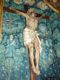 Senorbì: chiesa parrocchiale di Santa Barbara: crocifisso ligneo di Giuseppe Antonio Lonis