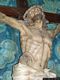 Senorbì: chiesa parrocchiale di Santa Barbara: crocifisso ligneo di Giuseppe Antonio Lonis