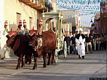 Serdiana-Festa Santa Maria di Sibìola e San Raffaele-Il processione nel paese