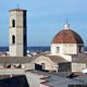 Serramanna: chiesa parrocchiale di San Leonardo: la cupola con la torre