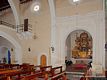Serramanna: chiesa parrocchiale di San Leonardo: interno con la Cappella di Santa Maria o del Santissimo Sacramento