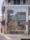 Serrenti-Un murale sulle case del paese